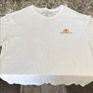 Margaritaville Red and White Short Sleeve Tee / D43